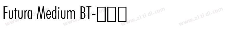 Futura Medium BT字体转换